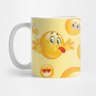 emoji pattern 2 Mug